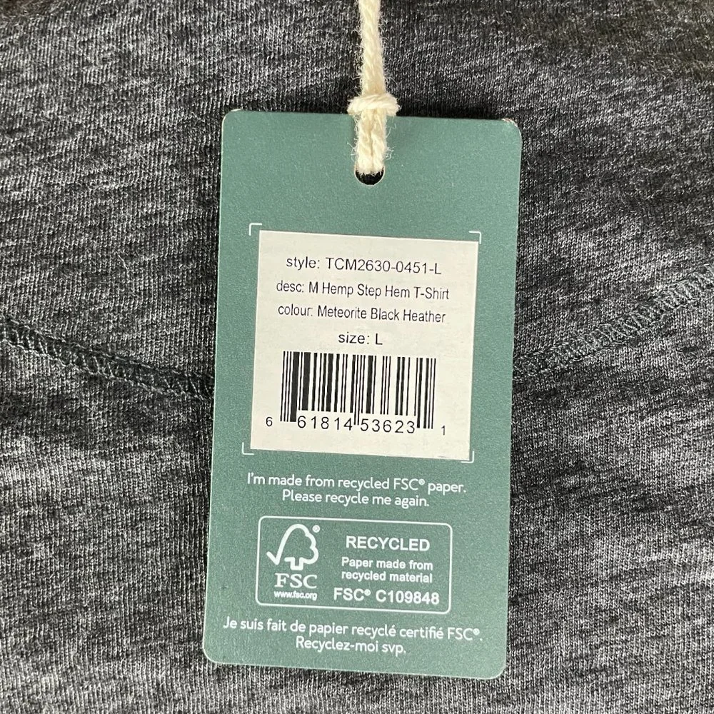 ⭐️ SOLD ⭐️ NWT Tentree Hemp T-shirt - Picture 3 of 6